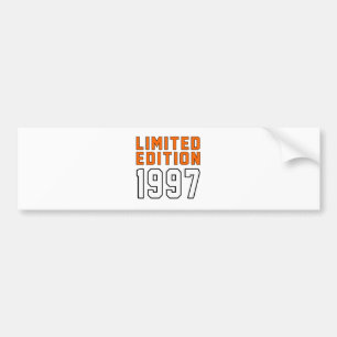 Limited Edition 18 Birthday Designs Bumper Sticker
