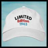 Limited Edition 1943 or Birth Year,  Funny Retro