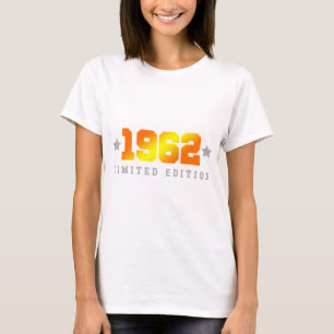 Limited Edition 1962 Birthday T-Shirt