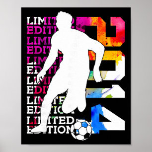 Limited Edition 2014 12 Years Soccer 12th Birthday Poster