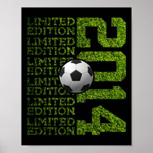Limited Edition 2014 Soccer 12th Birthday Poster