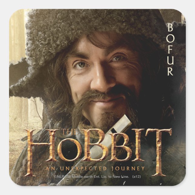 Limited Edition Artwork: Bofur Square Sticker (Front)