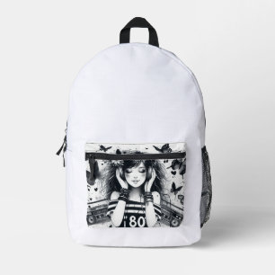 Limited Edition Girl Printed Backpack