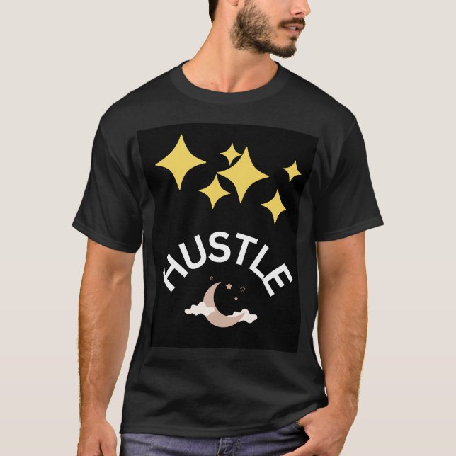 "Limited Edition Hustle Tee - Bold & Driven" (Front)