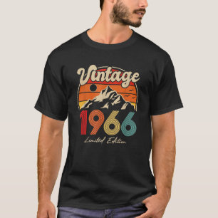 Limited Edition Made in 1966 60 Years Old Present T-Shirt