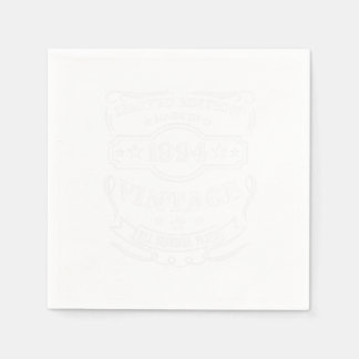 Limited Edition Made In 1994 Vintage Birthday Gift Napkin