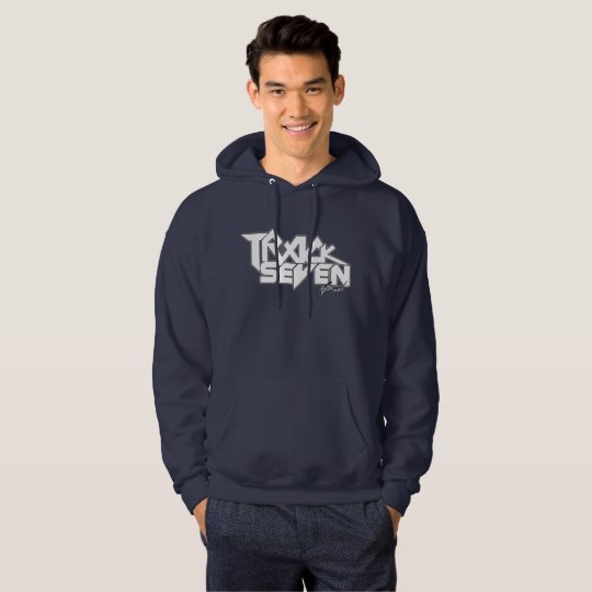 Limited Edition Navy "7" Logo Hoodie by TSB