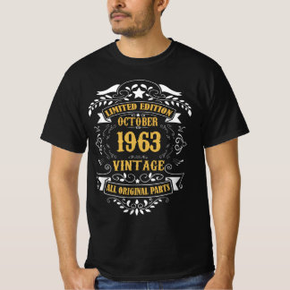 Limited Edition October 1963 Vintage All Original T-Shirt
