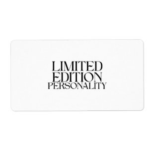 Limited Edition Personality Corporate Shipping