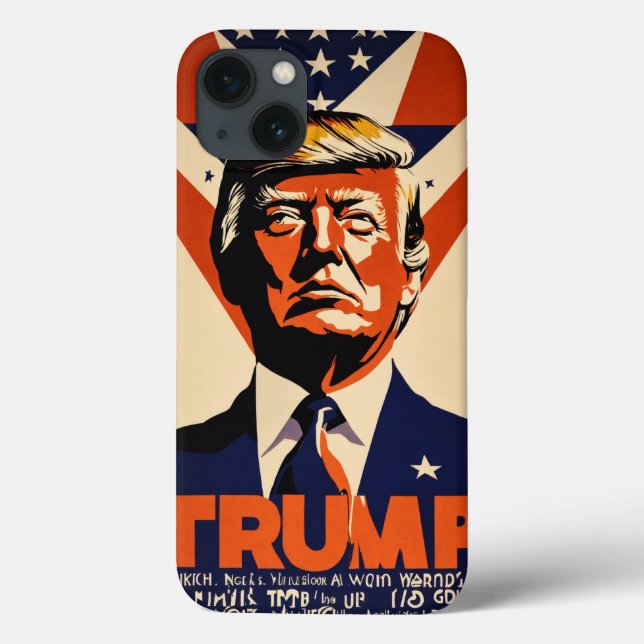 Limited Edition Trump Campaign iPhone Case  (Back)