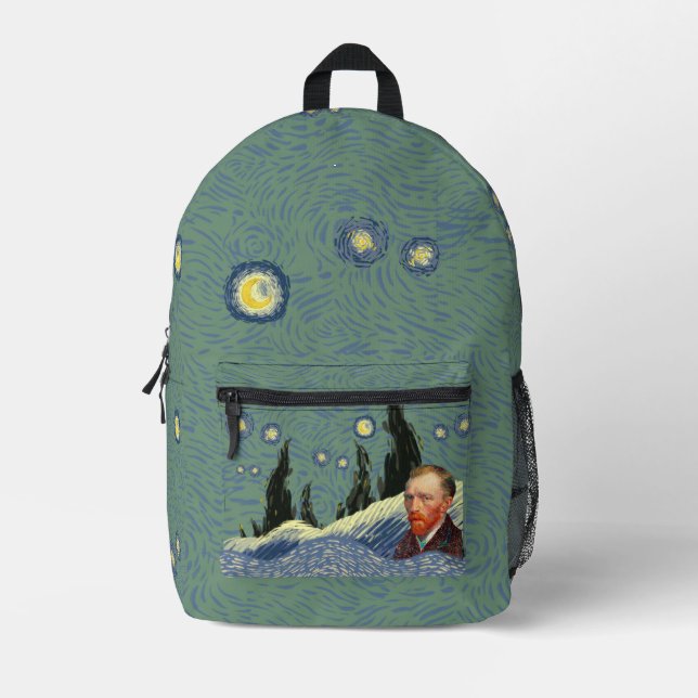 Limited Edition Van Gogh Starry Night Backpack (Front)