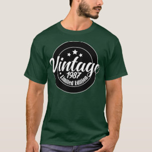 Limited Edition Vintage 1987 birthday 36th Birthda T-Shirt