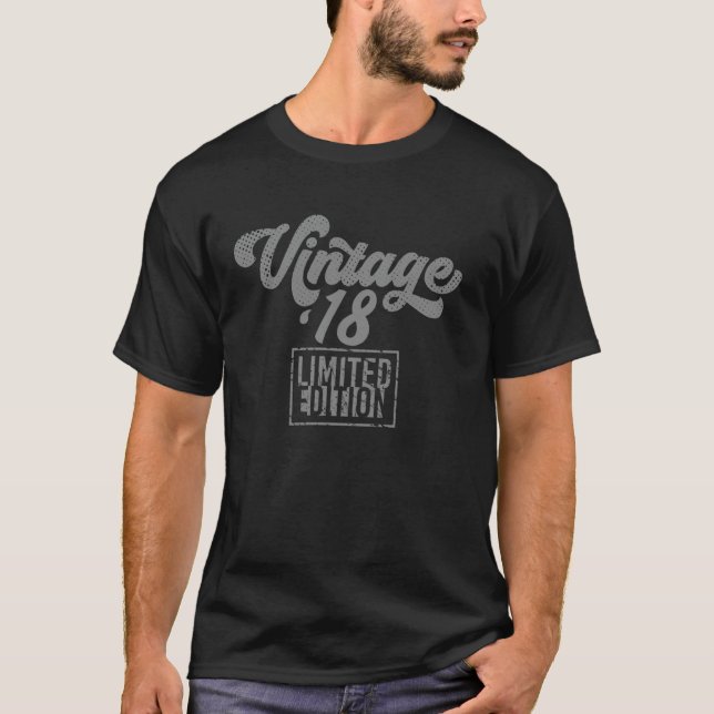 Limited Edition - Vintage 2018 T-Shirt (Front)