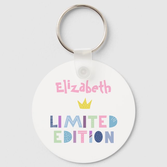 Limited Edition Word Art Expression Keychain (Front)