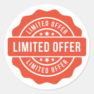 Limited Offer Sale Classic Round Sticker