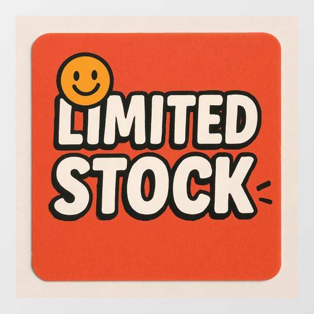 Limited stock - Grab it FAST! Window Cling (Sheet)