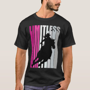 Limitless Cowgirl Girls Rodeo Western Southern Pin T-Shirt