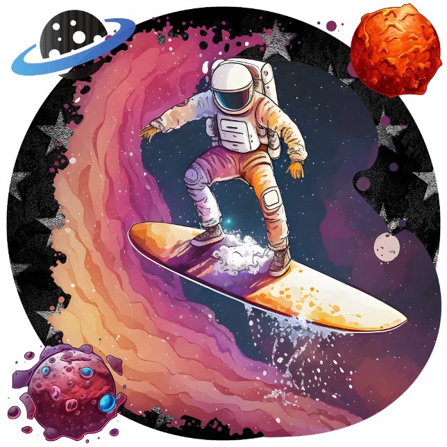 Limitless Frontiers Round Pillow (Beyond Horizons: Astronomy's Limitless Frontiers)