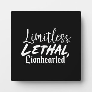 Limitless - Gym, Hustle, Success Motivation Plaque