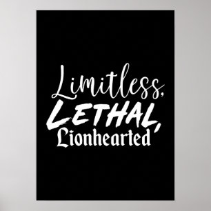 Limitless - Gym, Hustle, Success Motivation Poster