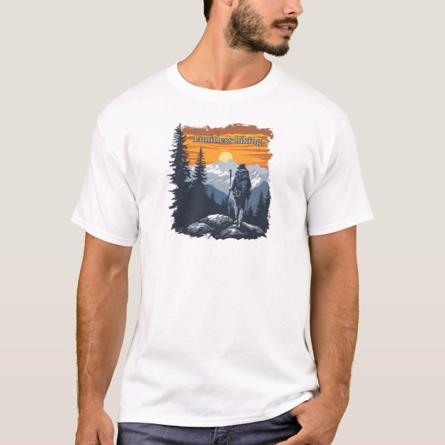 Limitless hiking  T-Shirt (Front)