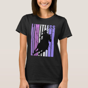 Limitless Purple Cowgirl Hat Cow Girls Rodeo Weste T-Shirt