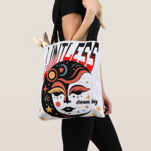 Limitless Tote Bag – Empowering Quote Reusable Bag