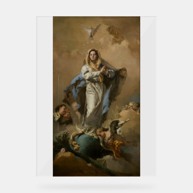 L'Immaculée Conception par Giovanni Tiepolo (Recto)