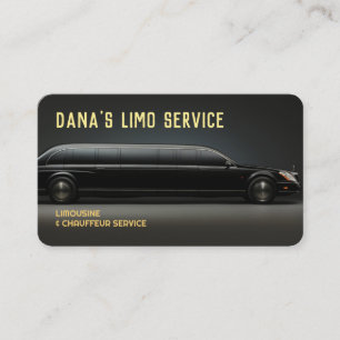 Limo Limousine Service Business Card
