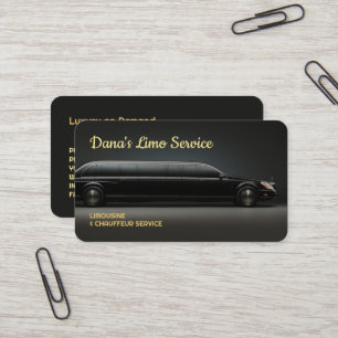 Limo Service Business Card