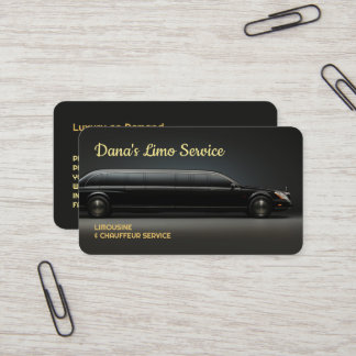 Limo Service Business Card