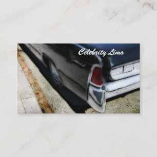 limo service / luxury car rental business card tem