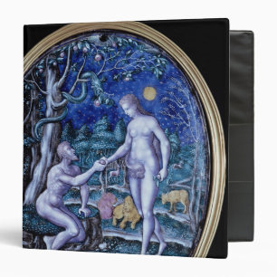 Limoges plaque depicting Adam and Eve, c.1570 Binder