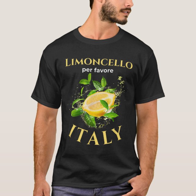 Limoncello Amalfi Coast Italy Vacation Preppy  T-Shirt (Front)