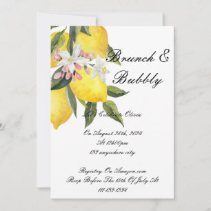 LIMONCELLO BRIDAL SHOWER INVITATION