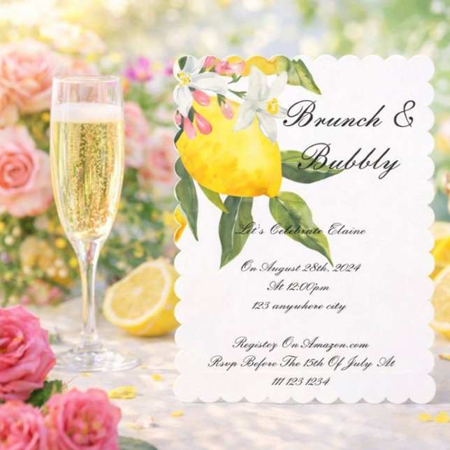 LIMONCELLO BRIDAL SHOWER INVITATION (Creator Uploaded)