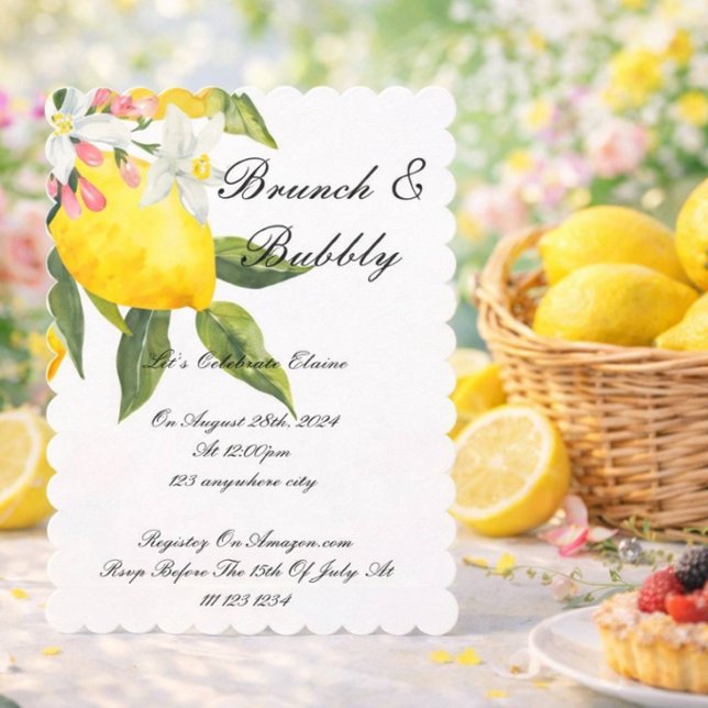 LIMONCELLO BRIDAL SHOWER INVITATION (Creator Uploaded)