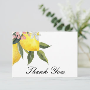 LIMONCELLO BRIDAL SHOWER THANK YOU CARD