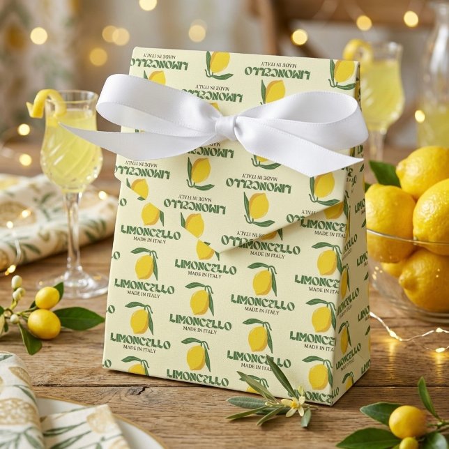 Limoncello Favor Box (Creator Uploaded)