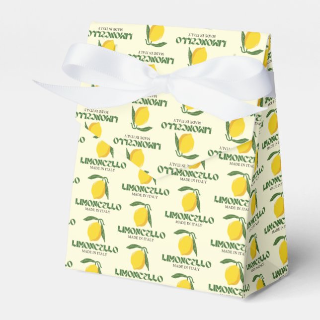 Limoncello Favor Box (Front Side)