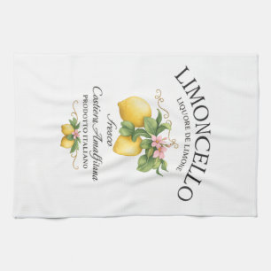 Limoncello Italy Amalfi Coast Kitchen Towel