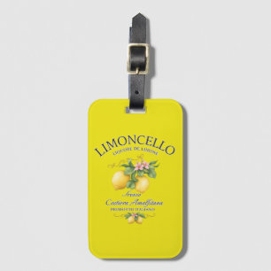 Limoncello Italy Amalfi Coast Luggage Tag
