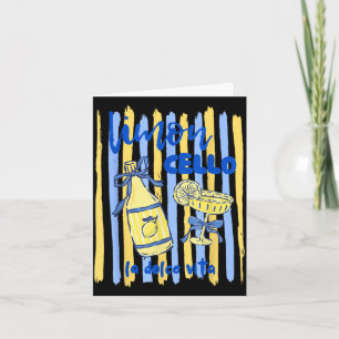 Limoncello la dolce vita amalfi coast lemon card