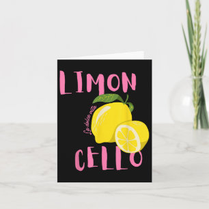 Limoncello La Dolce Vita Italian Lemon  Card