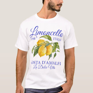 Limoncello La Dolce Vita Italy Amalfi Coast Lemon T-Shirt