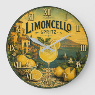 Limoncello Spritz Large Clock