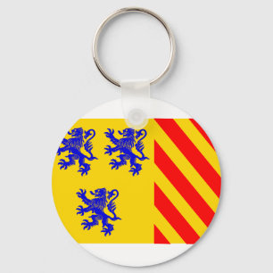 Limousin (Alternate), France flag Keychain
