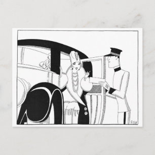 Limousine by Anne Harriet Fish Postcard
