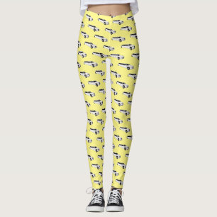 Limousine cartoon illustration leggings