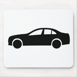 Limousine Silhouette Mouse Pad